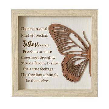 Picture of Sister butterfly plaque