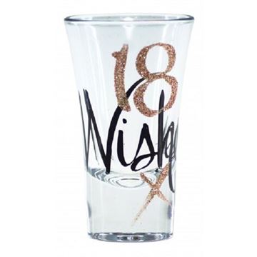 Picture of 18 wishes r/gold shotglass