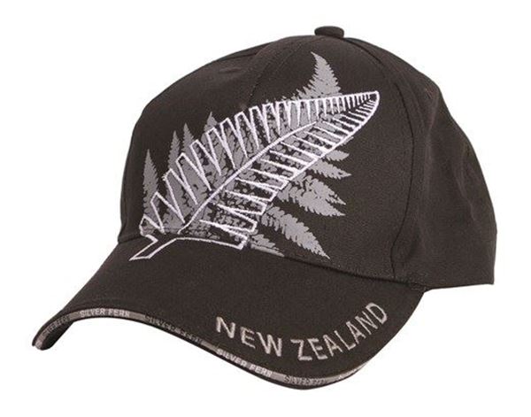 Picture of Hat canvas ferns black