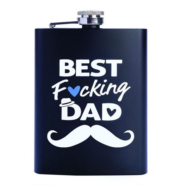 Picture of Best f*cking dad flask