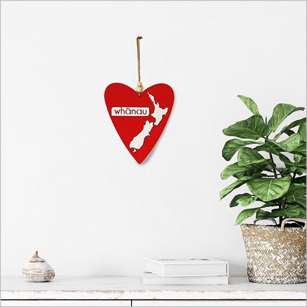 Picture of Heart whanau nz white