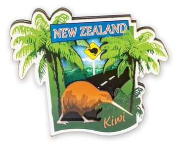 Picture of Magnet 3D kiwi crossing