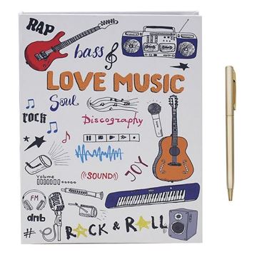 Picture of Love music stationery set