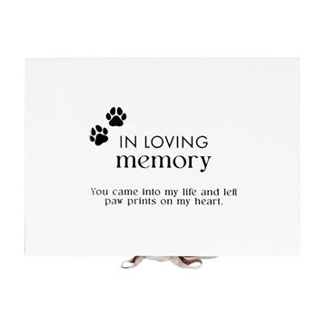Picture of Pet in loving memory keepsake