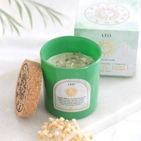 Picture of Leo gemstone candle