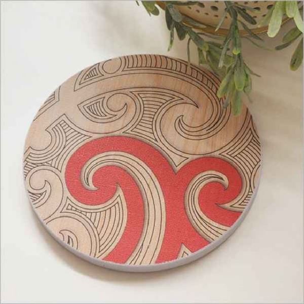 Picture of Ta moko koru 2 canvas circle