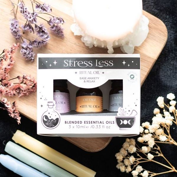 Picture of Set 3 stress less oils