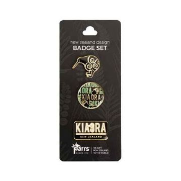 Picture of Kia ora badge 3pc