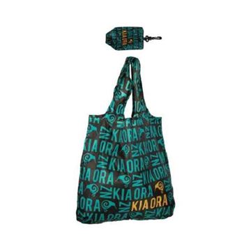 Picture of Kia ora bag folding teal