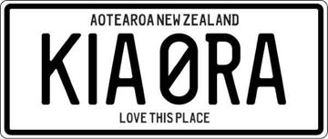 Picture of Plate magnet kia ora