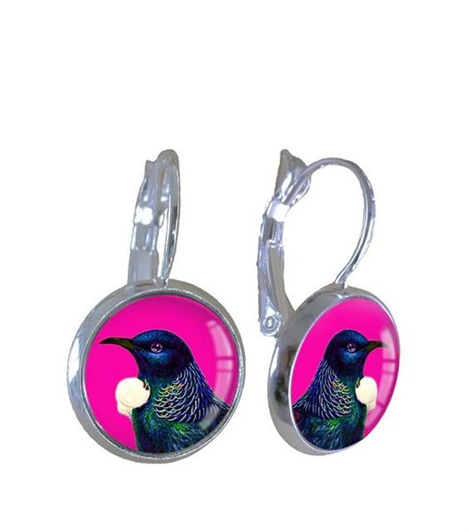 Picture of Our tui pink earrings