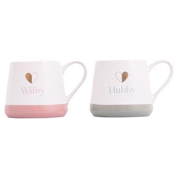 Picture of Wifey & hubby mug set