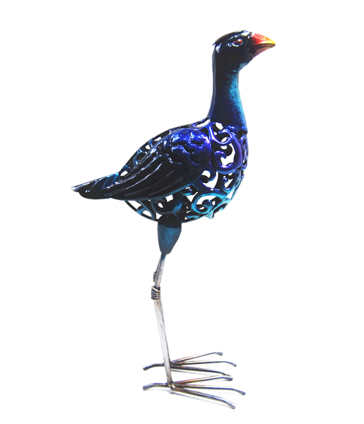 Picture of Pukeko small koru standing