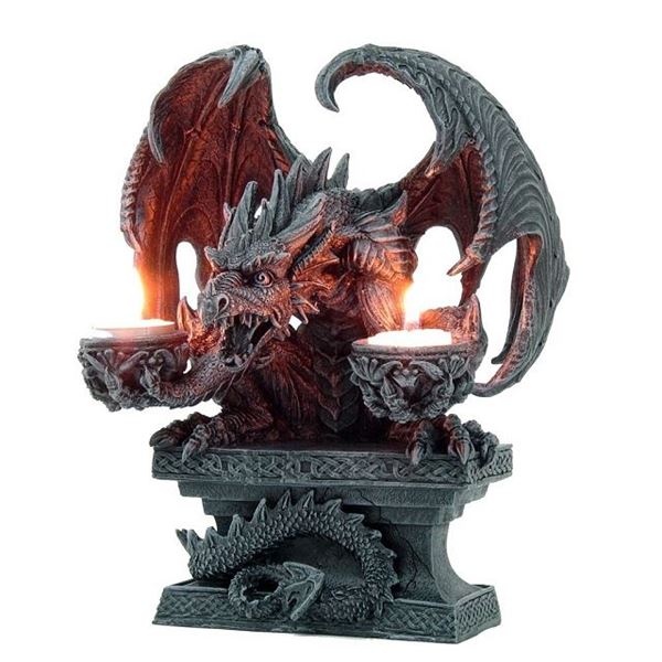 Picture of Dragon candle holder