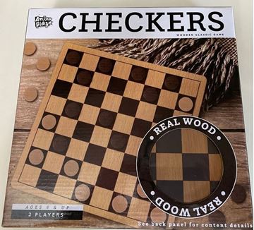 Picture of Game wooden checkers