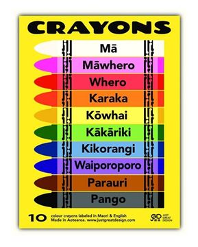 Picture of Maori/english crayons 10 pack