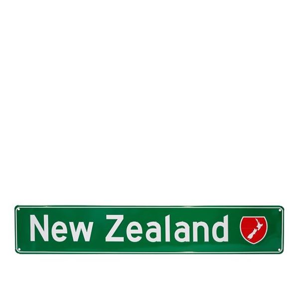 Picture of New Zealand road metal sign
