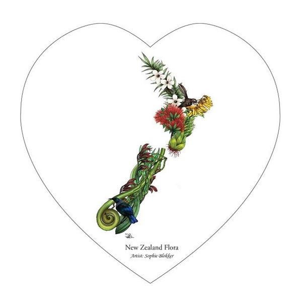 Picture of Heart nz flora 15cm