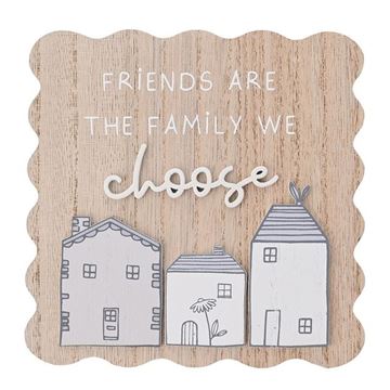 Picture of Friends little houses plaque