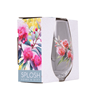 Picture of Native blooms red floral glass