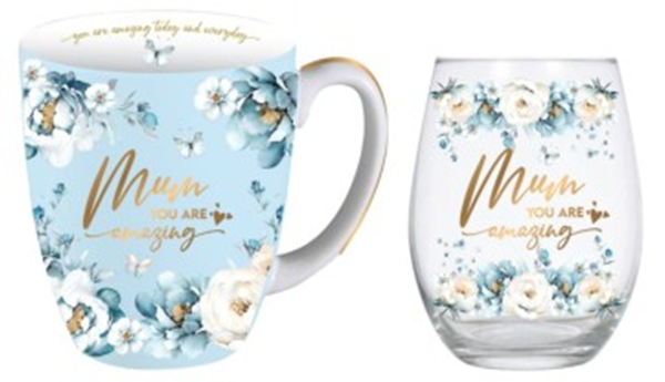 Picture of Mum blue garden gift set