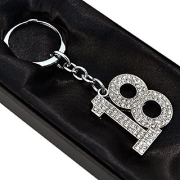 Picture of Bling 18th keyring