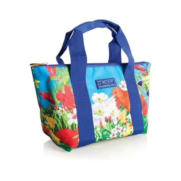 Picture of Lunch bag kiwi blue flower