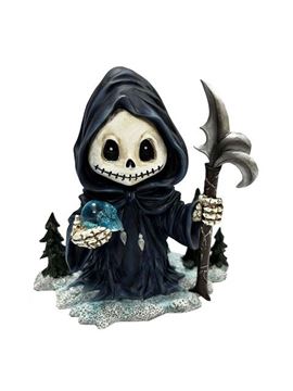 Picture of Winter grim reaper with skull