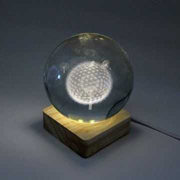 Picture of Crystal ball light dandelion