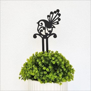 Picture of Plant stake fantail black