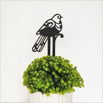 Picture of Plant stake kereru black
