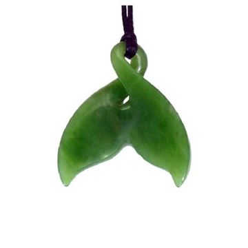 Picture of Jade pendant whale tail