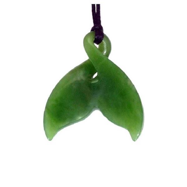 Picture of Jade pendant whale tail