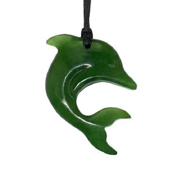 Picture of Jade pendant dolphin