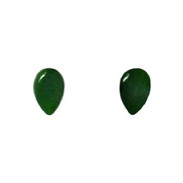 Picture of Jade studs pear drop