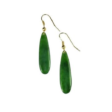 Picture of Jade earrings drop 35mm