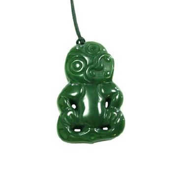 Picture of Jade pendent tiki 50mm