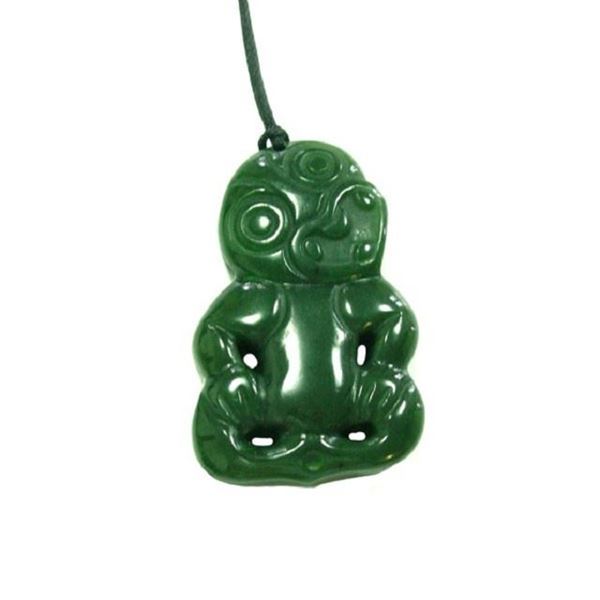 Picture of Jade pendent tiki 50mm