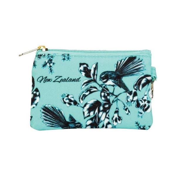 Picture of Coin purse birds pastel blue