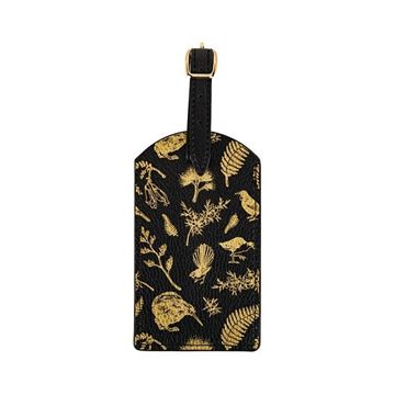 Picture of Gold birds luggage tag