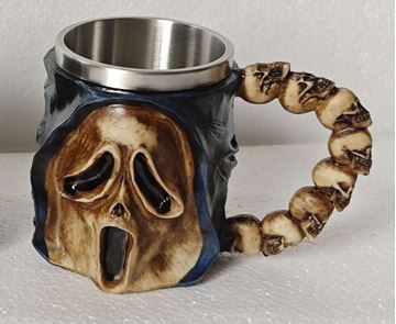 Picture of Scream skull blue tankard