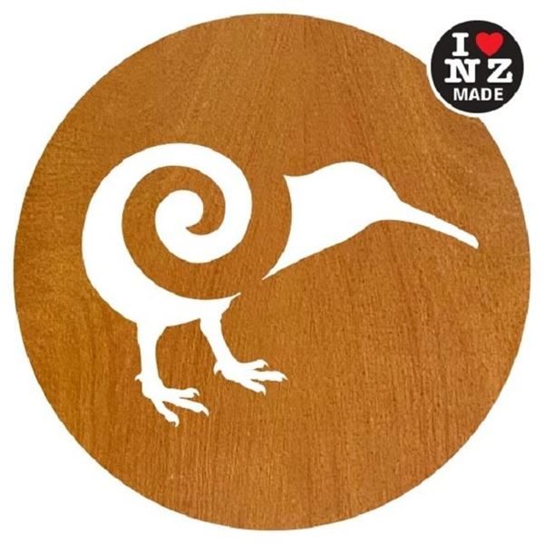Picture of Kiwi rimu veneer coasters