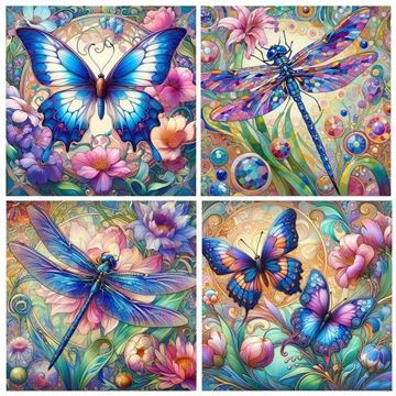 Picture of Butterfly/dragonfly coasters