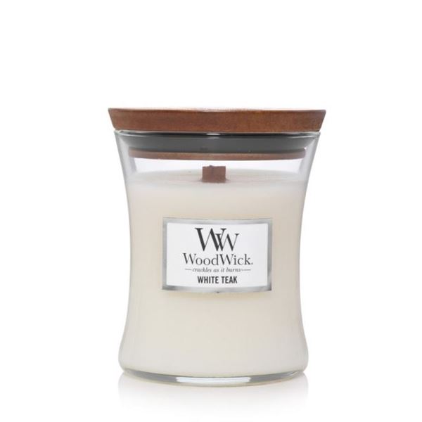 Picture of Woodwick white teak medium