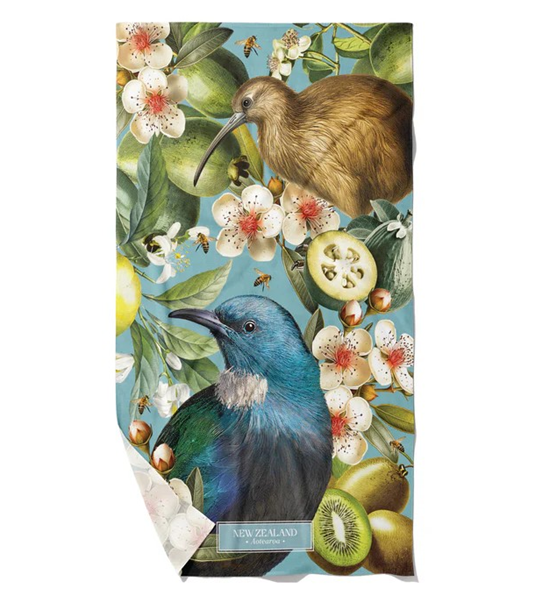 Picture of Tea towel tui & kiwi