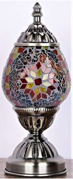 Picture of Turkish oval mosaic lamp