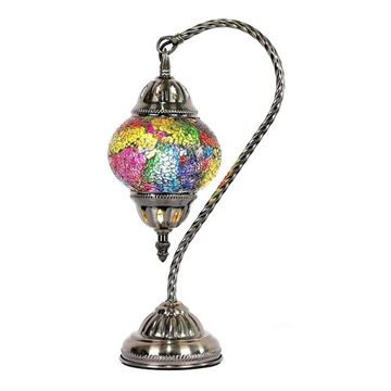 Picture of Turkish swan neck mosaic lamp