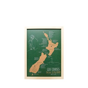 Picture of Golf courses pin cork board