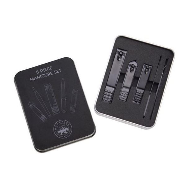 Picture of Black 5pc manicure set