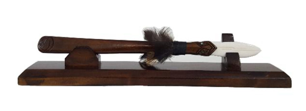 Picture of Wooden taiaha w/bone blade